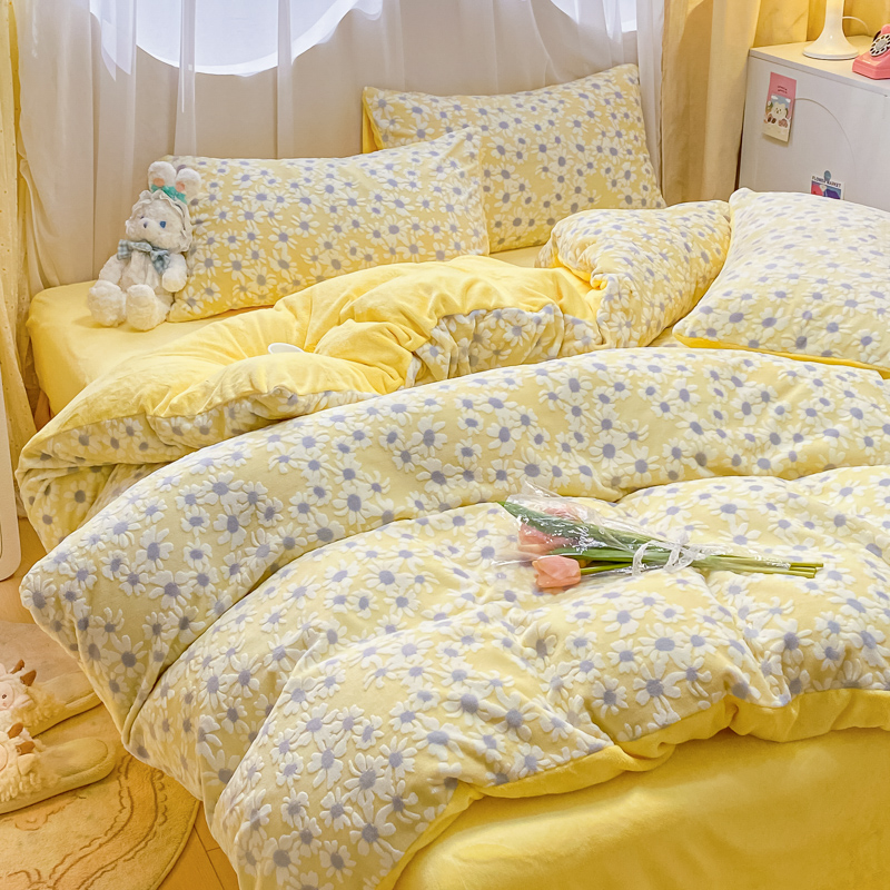 1pc Thicken Winter Super Warm  - Linen Duvet Cover บทวิจารณ์และราคา