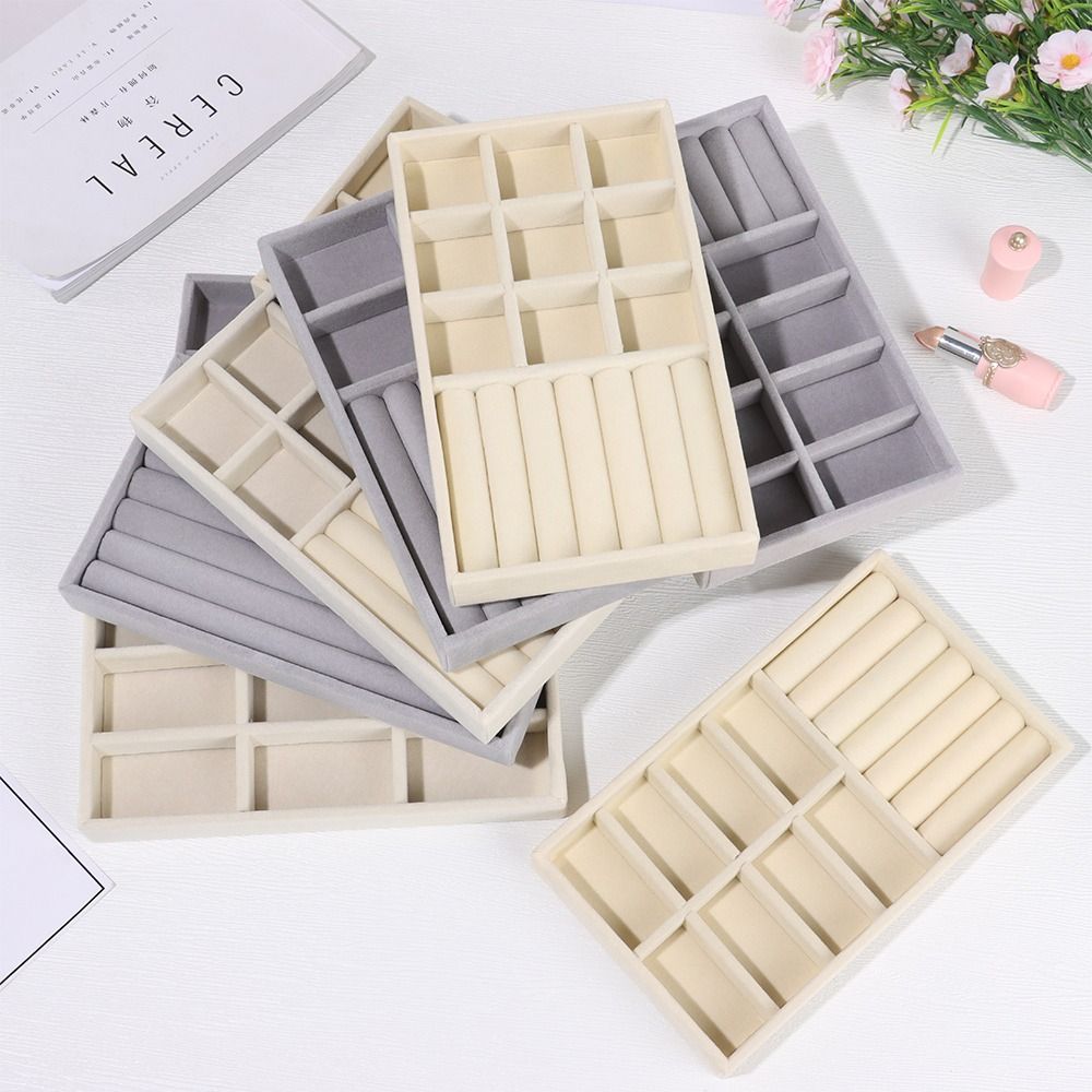 Drawer Box Stackable Velvet Je - Velvet Jewelry Box บทวิจารณ์และราคา