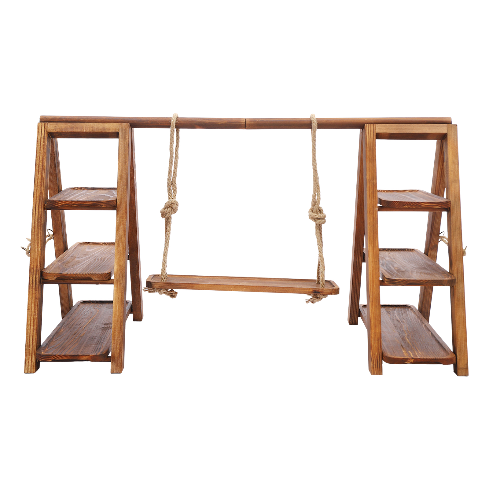 Wooden Dessert Display Stand C - Wooden Serving Tray บทวิจารณ์และราคา