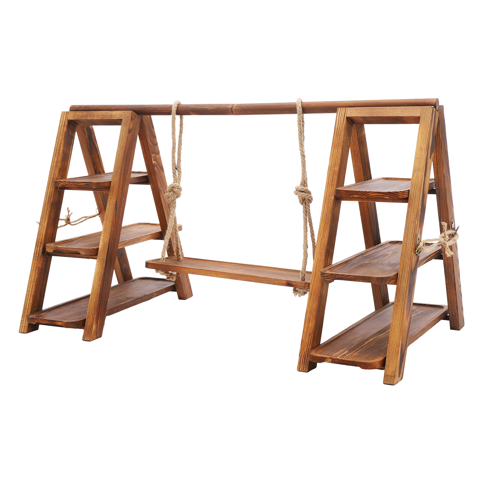 Wooden Dessert Display Stand C - Wooden Serving Tray บทวิจารณ์และราคา