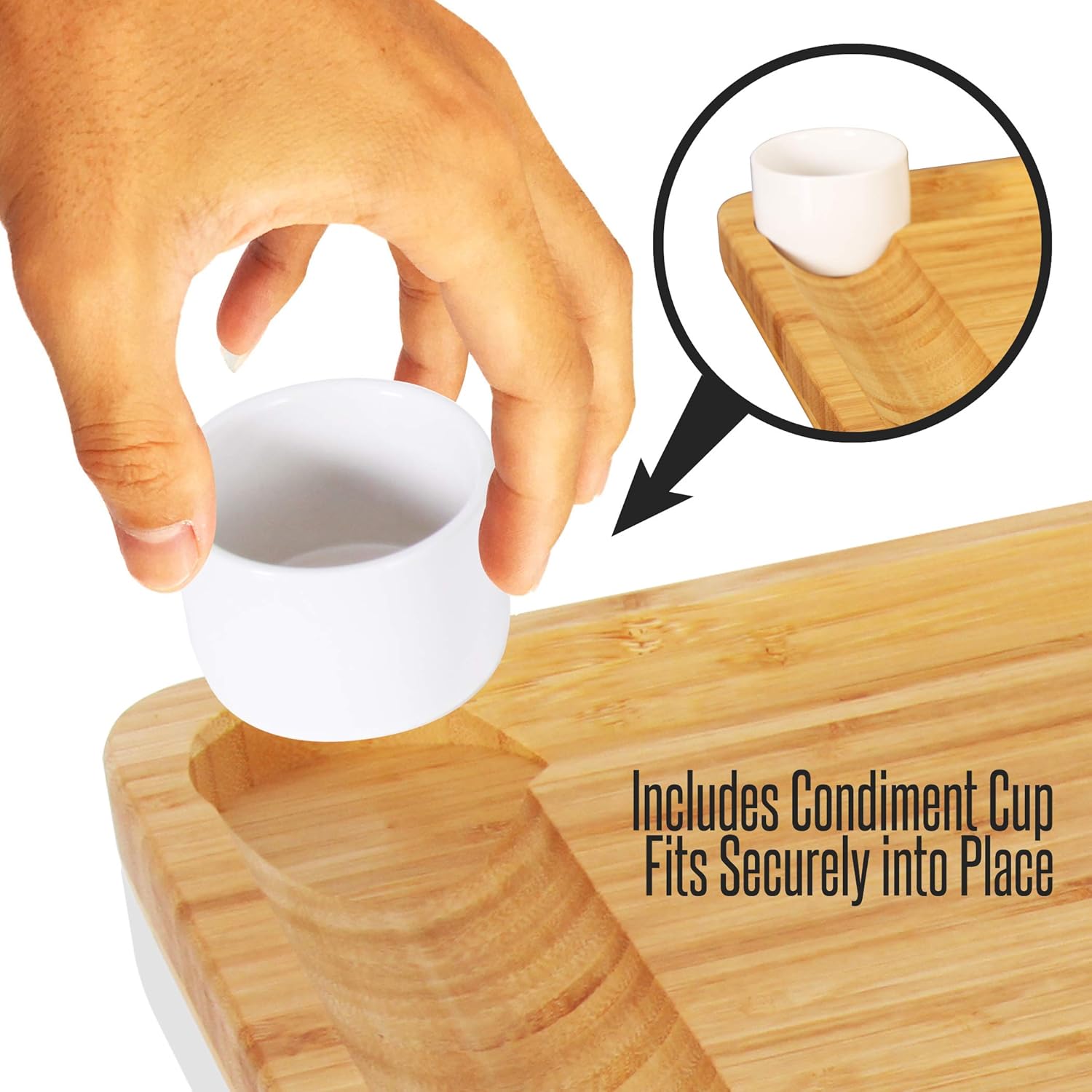 Bamboo Cheese Cutting Board Se - Wooden Serving Tray บทวิจารณ์และราคา