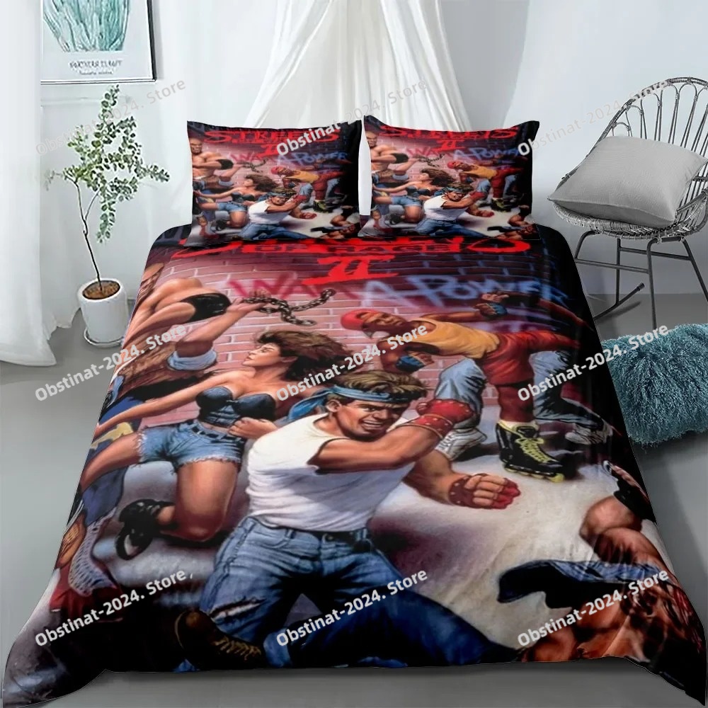 Streets of Rage Final Duvet Co - Linen Duvet Cover บทวิจารณ์และราคา