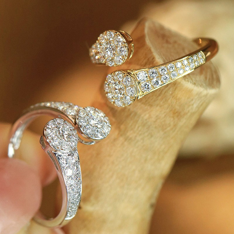 Aazuo Vintage Jewely 18K Yello - Luxury Lifestyle For Women บทวิจารณ์และราคา
