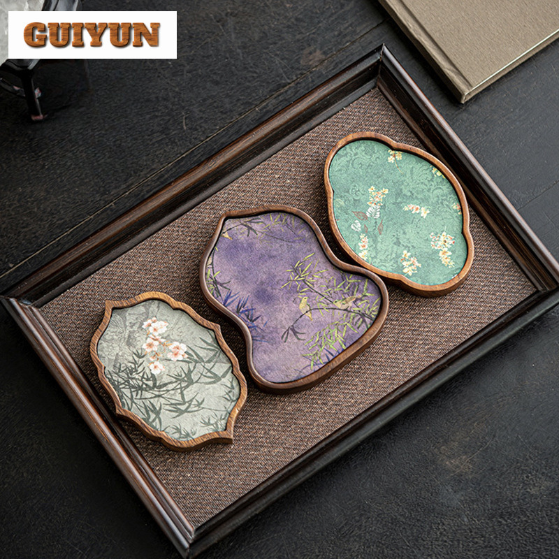 Handmade Walnut Wood Tea Tray  - Wooden Serving Tray บทวิจารณ์และราคา