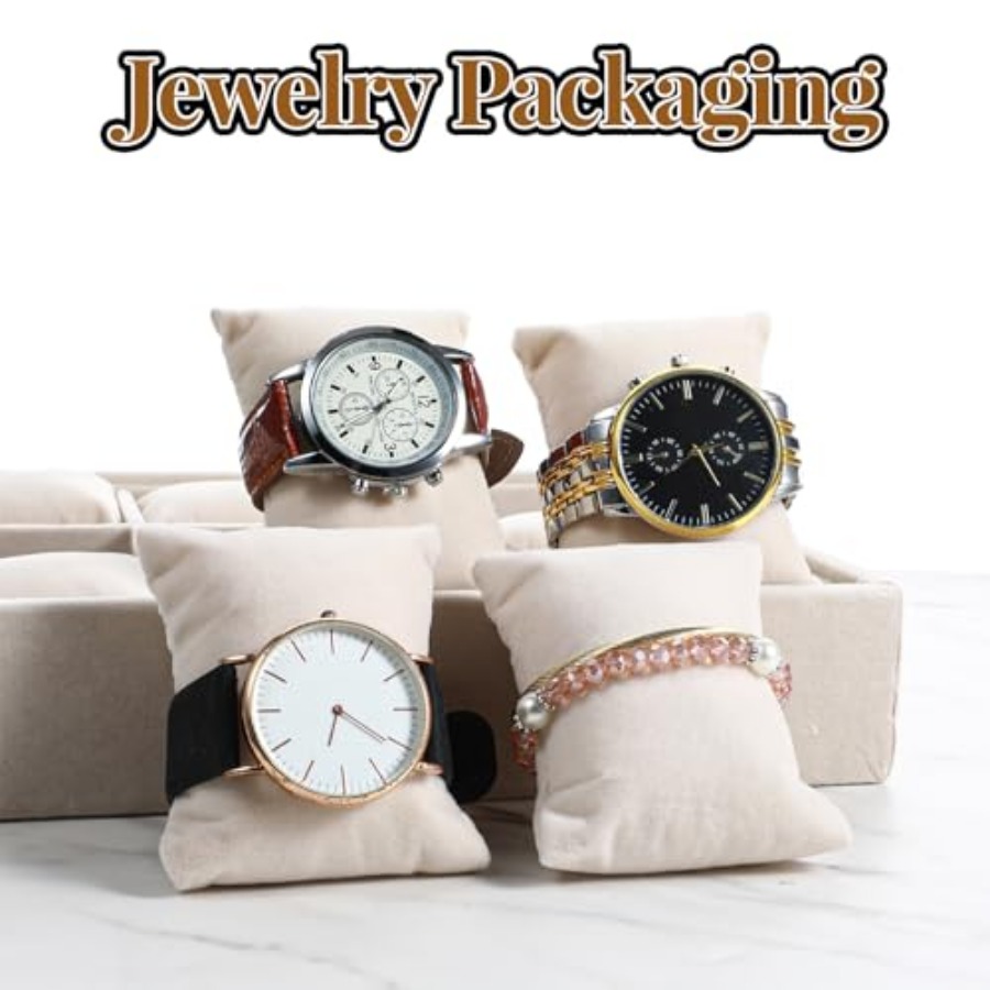 2 Pcs Beige Velvet Jewelry Org - Velvet Jewelry Box บทวิจารณ์และราคา