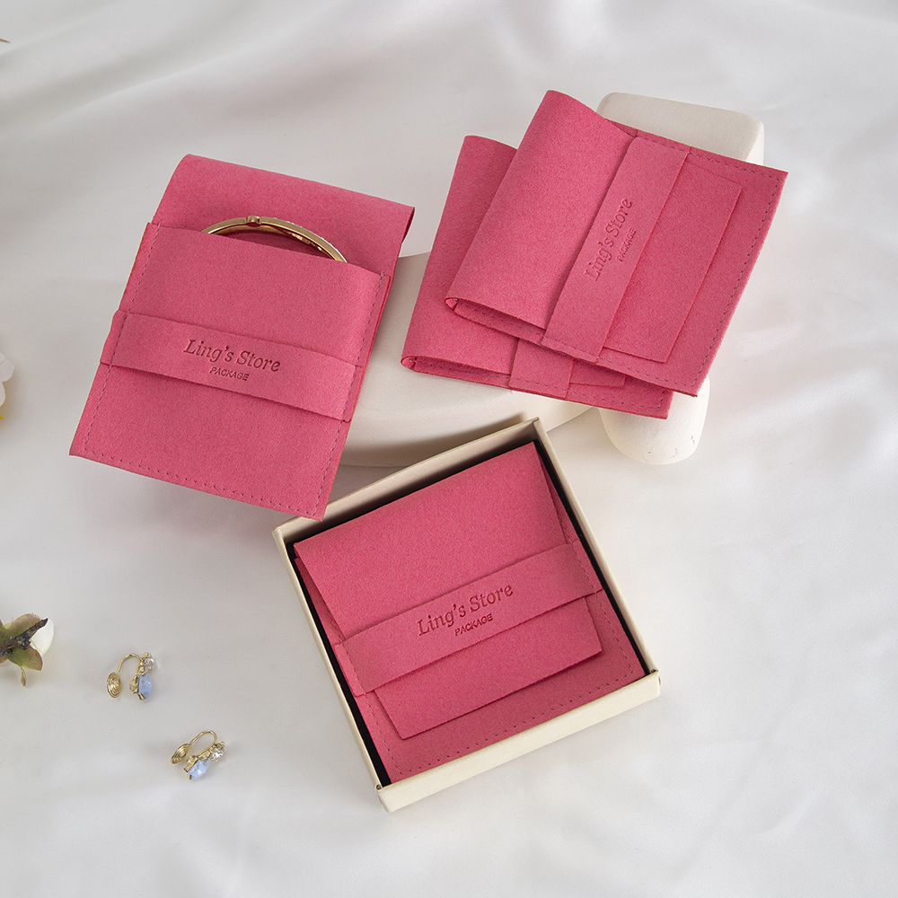 50/100Pcs Chic Custom Logo Jew - Velvet Jewelry Box บทวิจารณ์และราคา