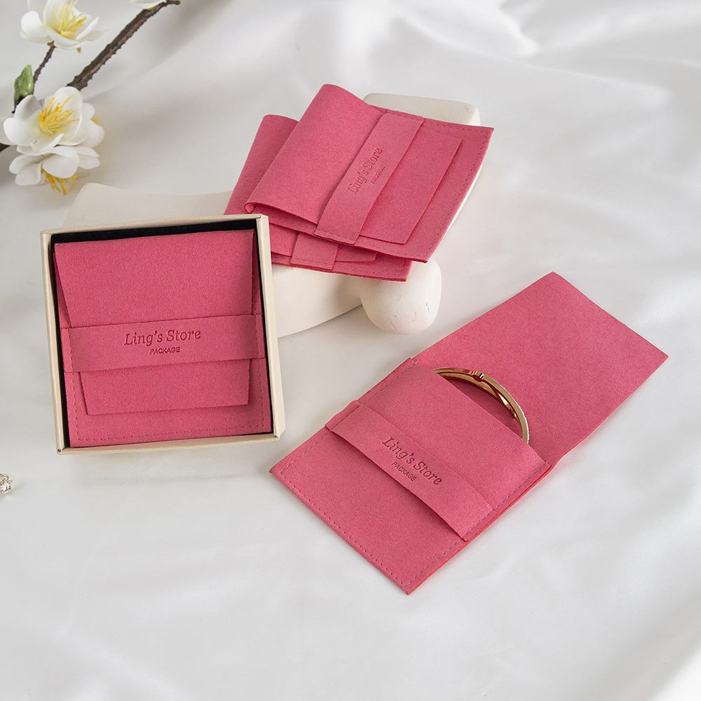 50/100Pcs Chic Custom Logo Jew - Velvet Jewelry Box บทวิจารณ์และราคา