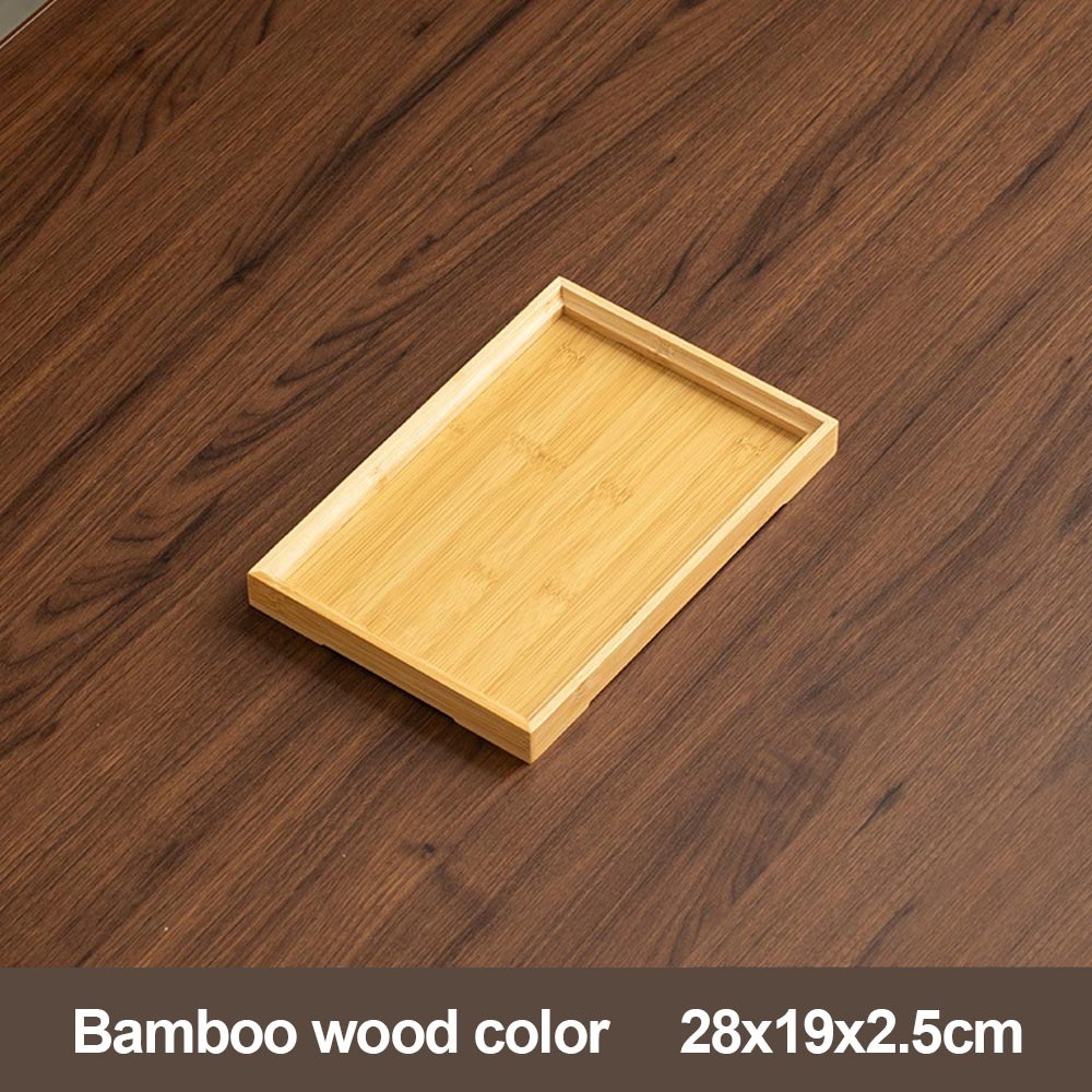 Decorate Tray Natural Bamboo B - Wooden Serving Tray บทวิจารณ์และราคา