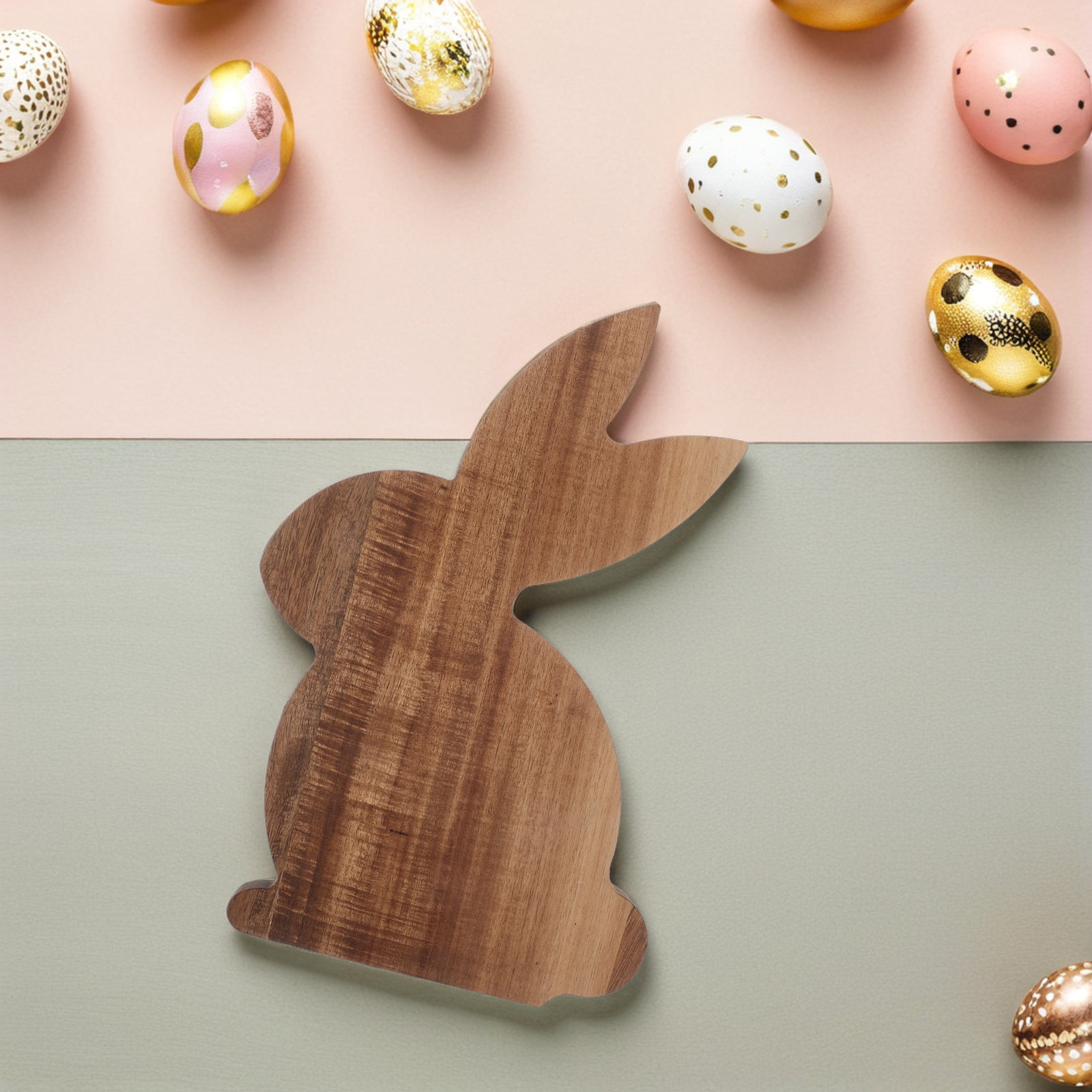 Rabbit Shaped Acacia Wood Serv - Wooden Serving Tray บทวิจารณ์และราคา