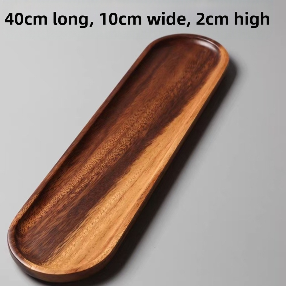 Walnut Wood Tray Tableware Rec - Wooden Serving Tray บทวิจารณ์และราคา