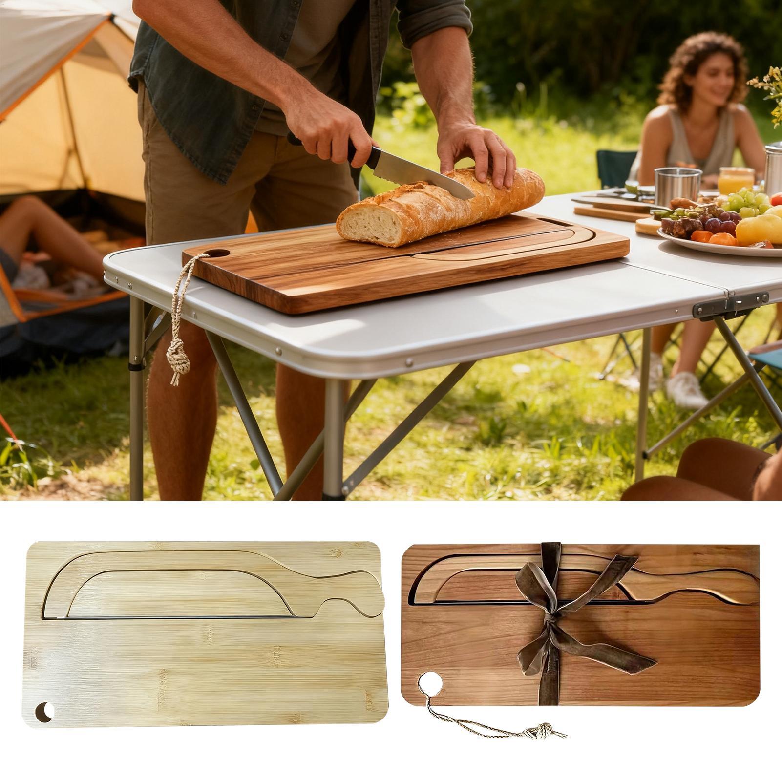Bread Cutter For Sourdough Por - Wooden Serving Tray บทวิจารณ์และราคา