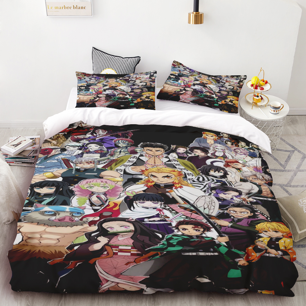 Duvet Cover Kamado Nezuko Demo - Linen Duvet Cover บทวิจารณ์และราคา