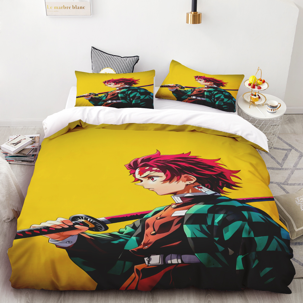 Duvet Cover Kamado Nezuko Demo - Linen Duvet Cover บทวิจารณ์และราคา