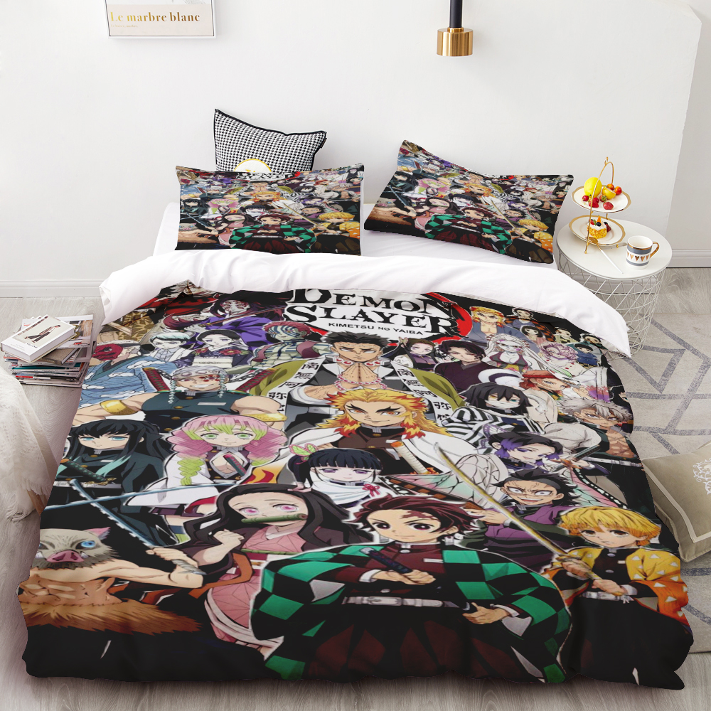 Duvet Cover Kamado Nezuko Demo - Linen Duvet Cover บทวิจารณ์และราคา
