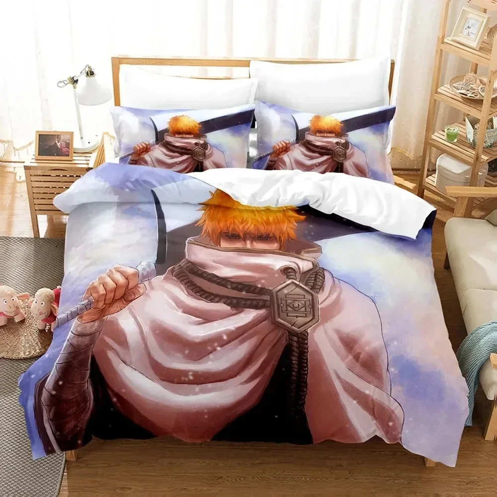 3D Print Anime Bleach Kurosaki - Linen Duvet Cover บทวิจารณ์และราคา