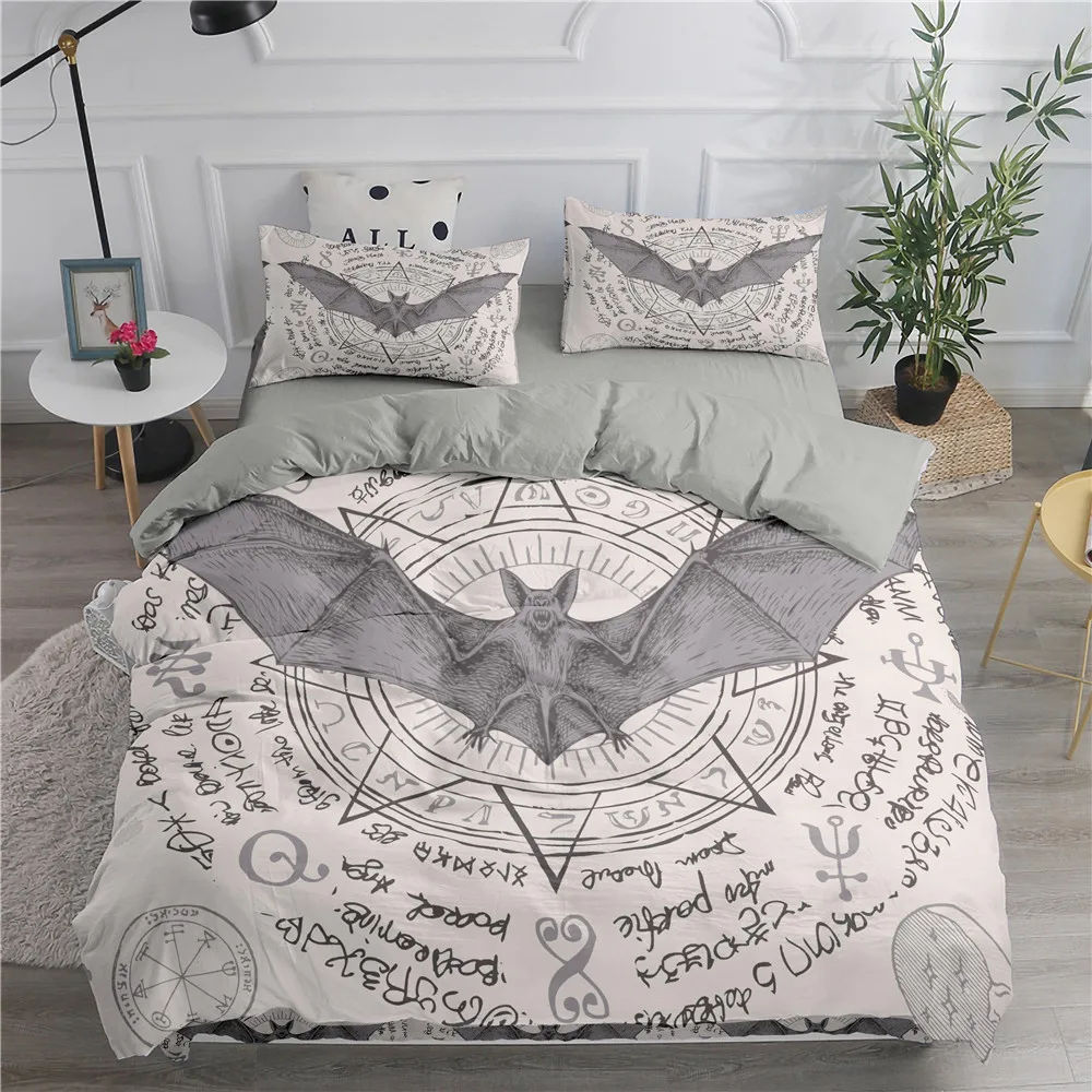 Halloween Flying Vampire Beddi - Linen Duvet Cover บทวิจารณ์และราคา