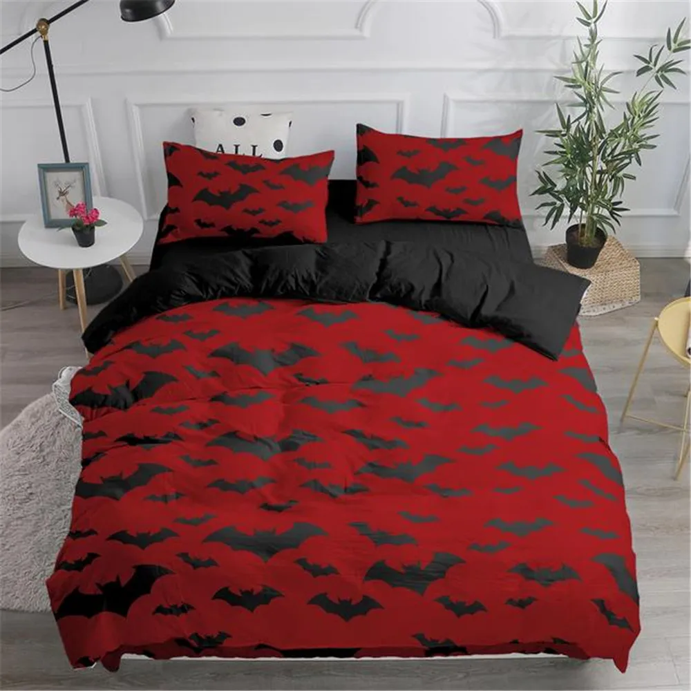 Halloween Flying Vampire Beddi - Linen Duvet Cover บทวิจารณ์และราคา