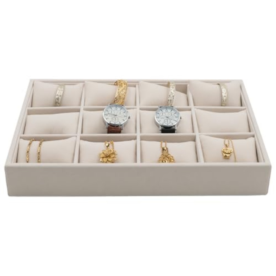 Jewelry Watch Tray, Velvet Wat - Velvet Jewelry Box บทวิจารณ์และราคา