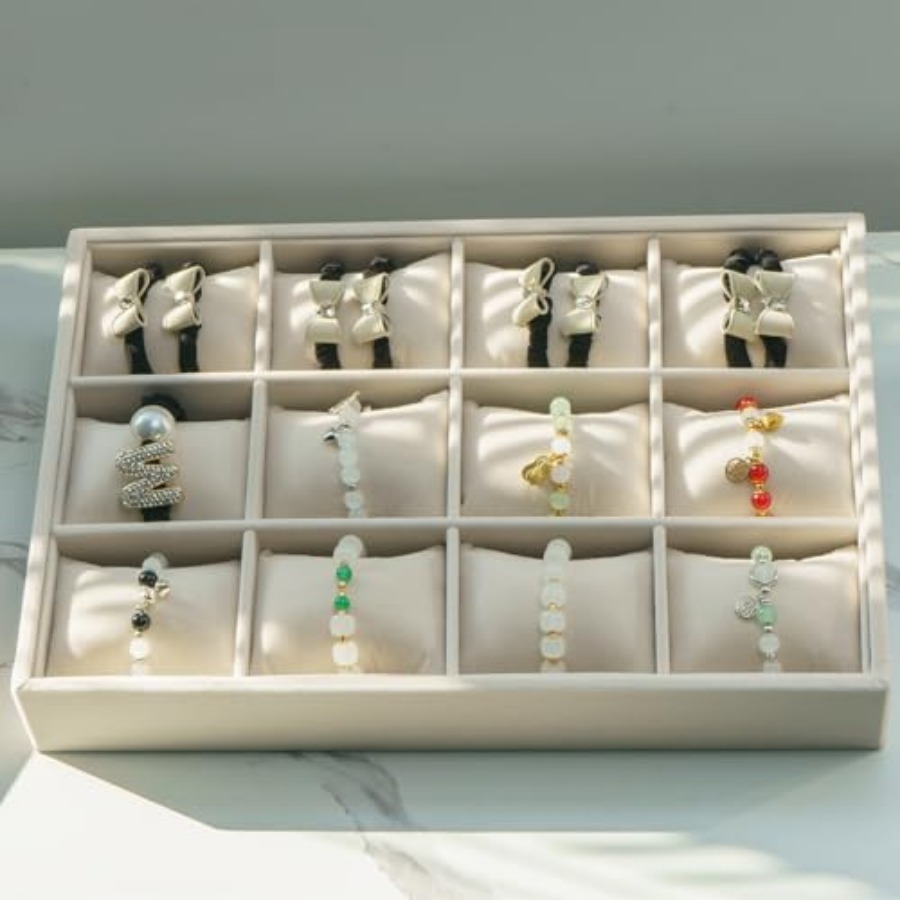Jewelry Watch Tray, Velvet Wat - Velvet Jewelry Box บทวิจารณ์และราคา