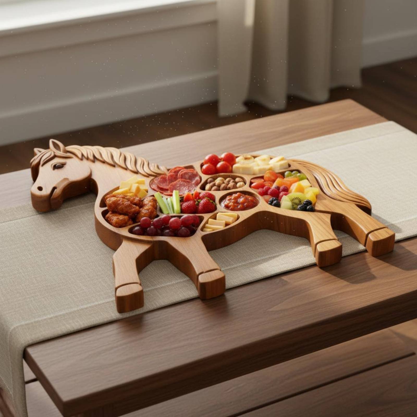 Creature Shaped Serving Board  - Wooden Serving Tray บทวิจารณ์และราคา