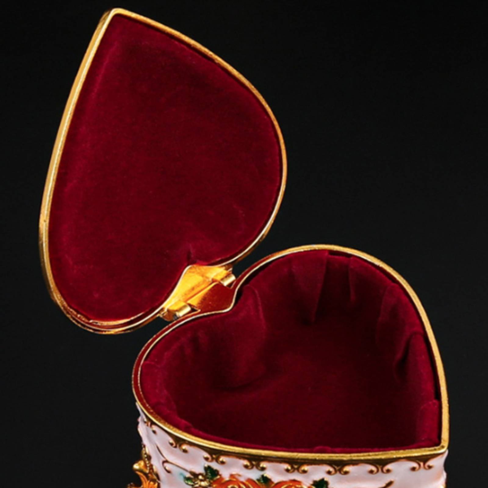 Floral Pattern Jewelry Box Ena - Velvet Jewelry Box บทวิจารณ์และราคา