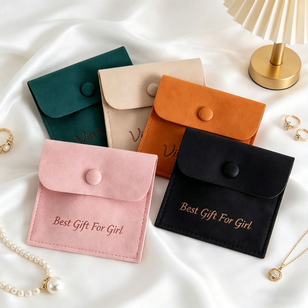 100Pcs Custom Jewelry Gift Bag - Velvet Jewelry Box บทวิจารณ์และราคา